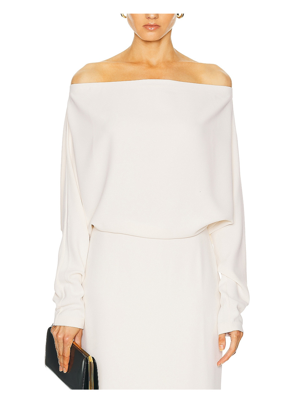 L'Academie Off Shoulder Ivory Katia Top Size M